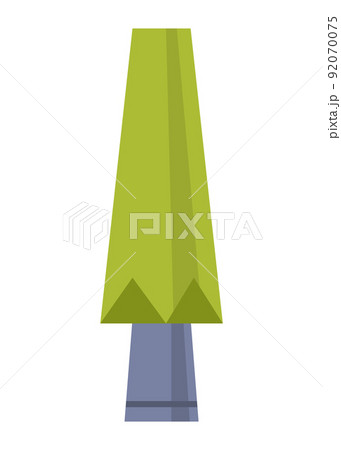 Vintage table desk lamp isolated on white background. Decorative element of lamp for your interior design. Flat vector Vintage table desk lamp isolated on white background. Decorative element of lamp for your interior design. Flat vector 92070075