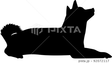 犬お座りイラスト 犬お座りイラスト 92072117