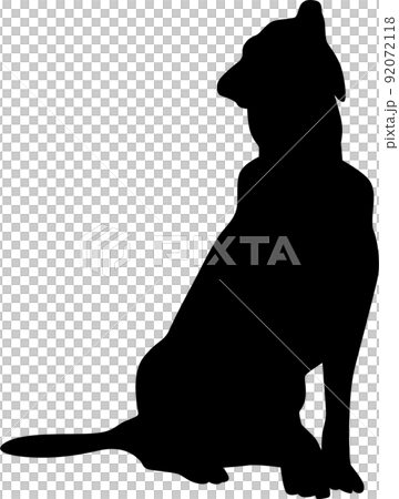 犬お座りイラスト 犬お座りイラスト 92072118