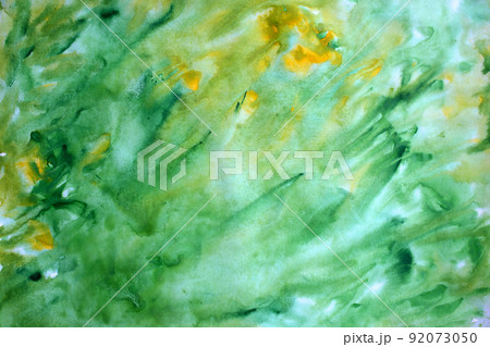 Iris flowers on meadow. Abstract painting 92073050