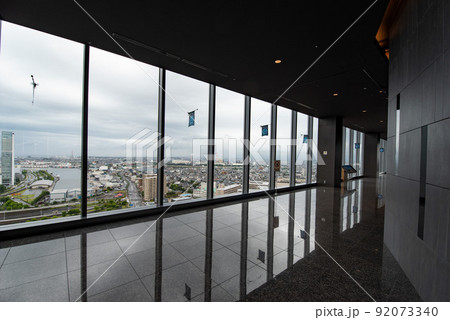 新潟市メディアシップ展望台と新潟市の景色 新潟市メディアシップ展望台と新潟市の景色 92073340
