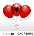 Balloons in Vector as National Flag 92074665