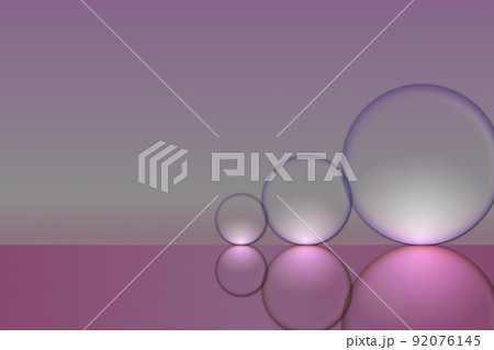 背景素材　ガラス玉イメージ 92076145