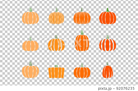 沒有主線的南瓜彩色插圖集 92076235