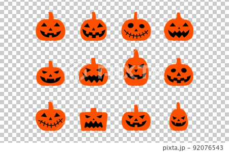 Jack O Lantern Set - Stock Illustration [92076543] - PIXTA