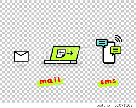 "Business Communication" Icon Collection 92078108