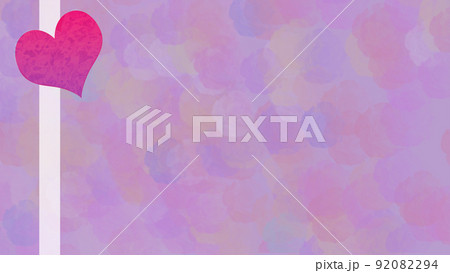 バーチャル背景　メタバース　仮想空間　ハートイメージ　背景　ギフト　パステル　背景素材　カラフル 92082294