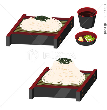 ざるうどんのセット 92084324