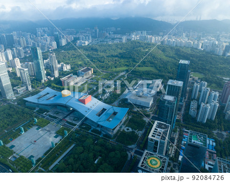 Aerial view of landscape in shenzhen, China Aerial view of landscape in shenzhen, China 92084726