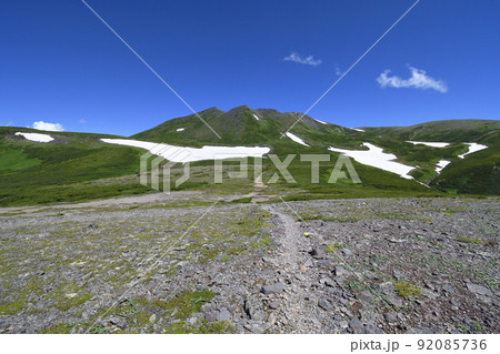 高根ヶ原と白雲岳（北海道・大雪山） 92085736