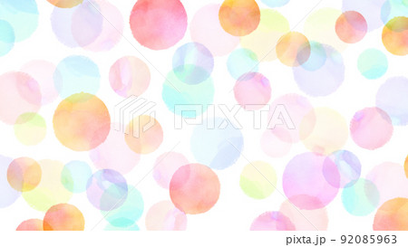 かわいい水玉の背景 92085963