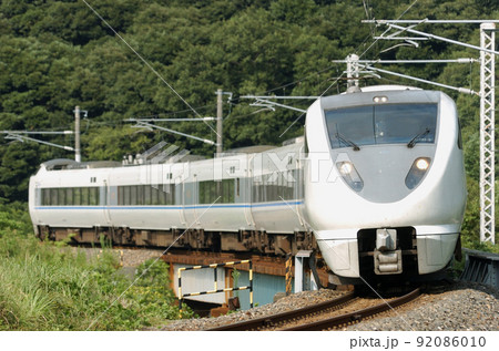 北陸本線　敦賀ー新疋田　JR西日本　683系　T22編成（金沢）　サンダーバード 92086010