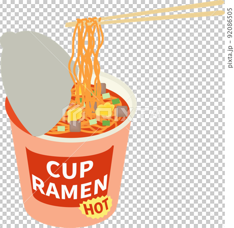 辛口カップラーメン麺上げ 92086505