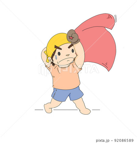 サウナイラスト素材_熱波師がアウフグースを実施中 92086589