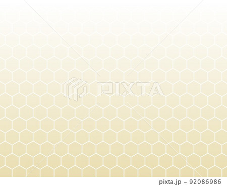 六角形のパターンのグラデーション背景素材 92086986