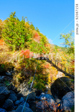 大柳川渓谷（秋）：竜神橋 92087158