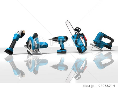 DIY　工具　大工道具　リフォーム　修理　リノベーション　日曜大工(3DCGイメージ) 92088214