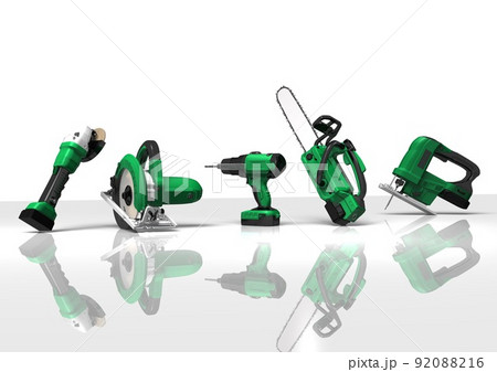 DIY　工具　大工道具　リフォーム　修理　リノベーション　日曜大工(3DCGイメージ) 92088216