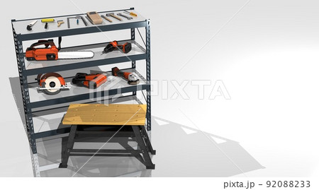 DIY 工具 大工道具 リフォーム 修理 リノベーション 日曜大工(3DCG 