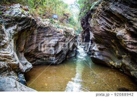 Wang Sila Laeng canyon and gorge in Nan province, Thailand 92088942