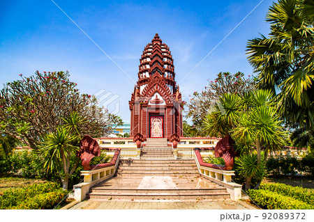 Prachuap Khiri Khan City Pillar Shrine in Thailand 92089372