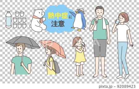 Be careful of heat stroke and hydration 92089423