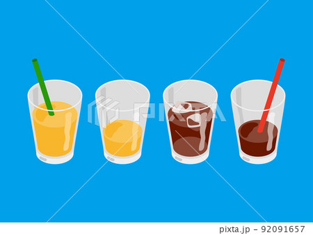 飲みかけのジュース 飲みかけのジュース 92091657