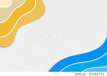 Abstract pastel patterns with gold glitter , cute lines circle blob geometric shapes set, creative paper cut style texture background. EPS10 vector. 92091751