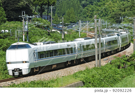 北陸本線 倶利伽羅ー石動 JR西日本 683系 S25+S23+S06編成(金沢) しらさぎ 北陸本線 倶利伽羅ー石動 JR西日本 683系 S25+S23+S06編成(金沢) しらさぎ 92092226