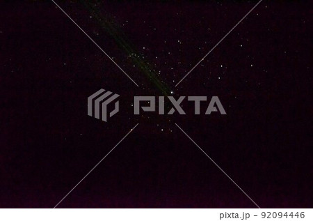 南半球の星空　南十字星 92094446