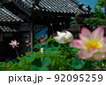 ハスとてるてる坊主の生蓮寺　ハスと正門　奈良県五條市 92095259
