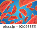 Fruits falling down 92096355