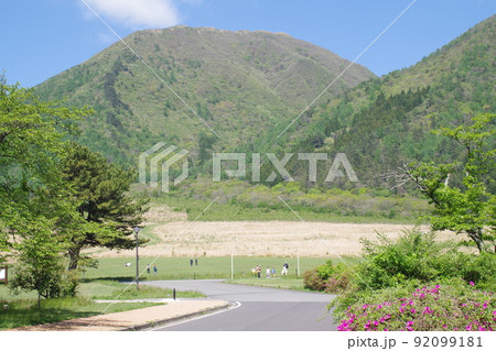 春の三瓶山の景色 春の三瓶山の景色 92099181