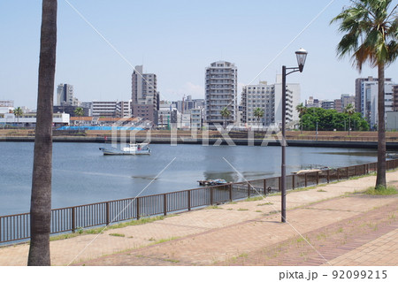 旧堺港の遊歩道公園の景色 旧堺港の遊歩道公園の景色 92099215