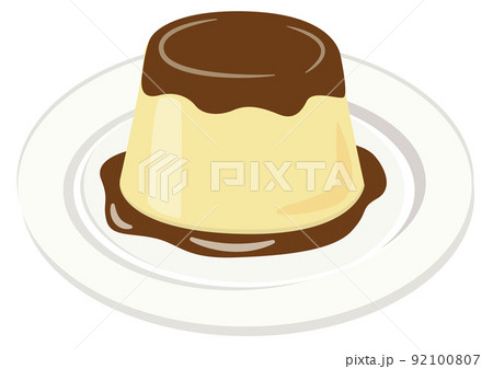 スイーツ_プリン 92100807