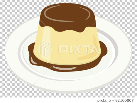 スイーツ_プリン 92100807