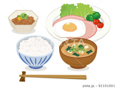 朝ごはん／朝食／目玉焼き 92101001