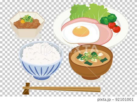 朝ごはん／朝食／目玉焼き 92101001
