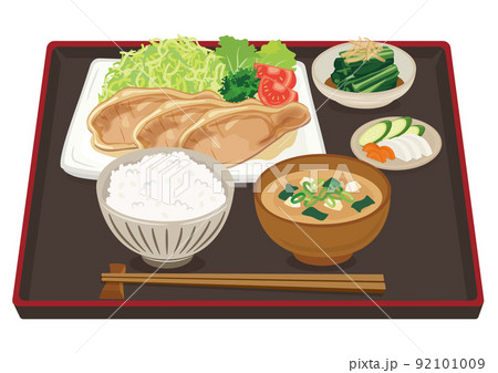 豚の生姜焼き定食　トレイあり 92101009