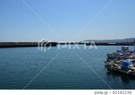 快晴の垂水漁港 快晴の垂水漁港 92102236