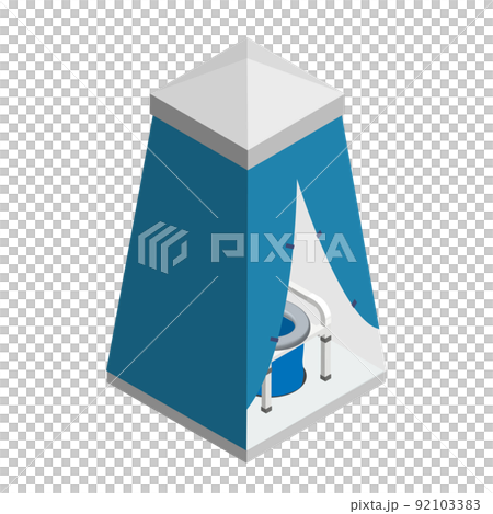 防災マンホールトイレ isometric emergency toilet 防災マンホールトイレ isometric emergency toilet 92103383