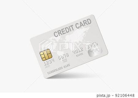 Vector 3d Realistic White Credit Card with World Map Isolated. Design Template of Plastic Credit or Debit Card for Mockup, Branding. Credit Card Payment Concept. Front View Vector 3d Realistic White Credit Card with World Map Isolated. Design Template of Plastic Credit or Debit Card for Mockup, Branding. Credit Card Payment Concept. Front View 92106448