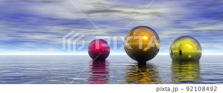Colorful spheres Colorful spheres 92108492
