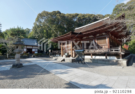 長弓寺　本堂と大師堂　奈良県生駒市 92110298