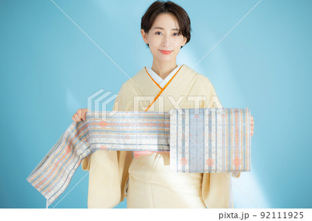 着物 色無地 作り帯 着物 色無地 作り帯 92111925