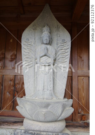 信州　伊那高遠の寺院　建福寺　高遠の名工　守屋貞治の石仏（西国三十三ヶ所観音） 92112376