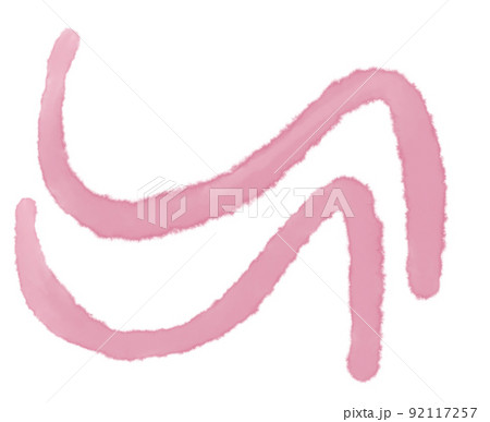Transparent watercolor brush shape pastel element illiustration Transparent watercolor brush shape pastel element illiustration 92117257