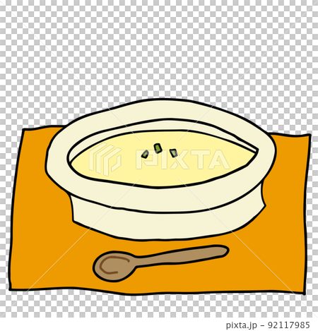 美味しそうなポタージュスープのイラスト 美味しそうなポタージュスープのイラスト 92117985