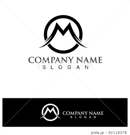 M Letter Logo Template 92118378