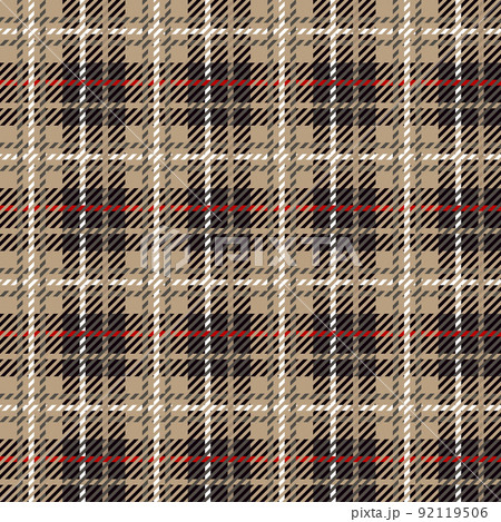 チェック柄の背景イラストイメージ 92119506